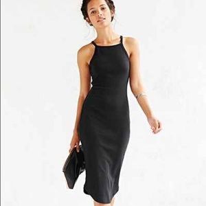 “Silence + Noise” Soft Black Medi-Dress!